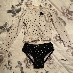 Toddler Girl Long Sleeved Bathing Suit